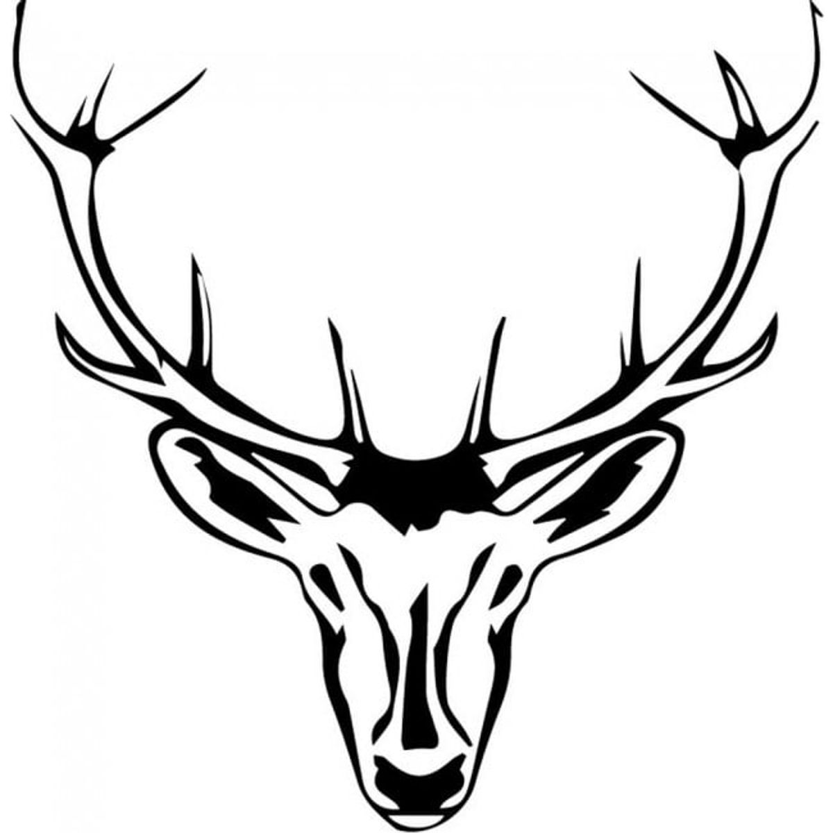 GENERICO - Decomural Stag Head Antlers Woodland Animals WS-32537