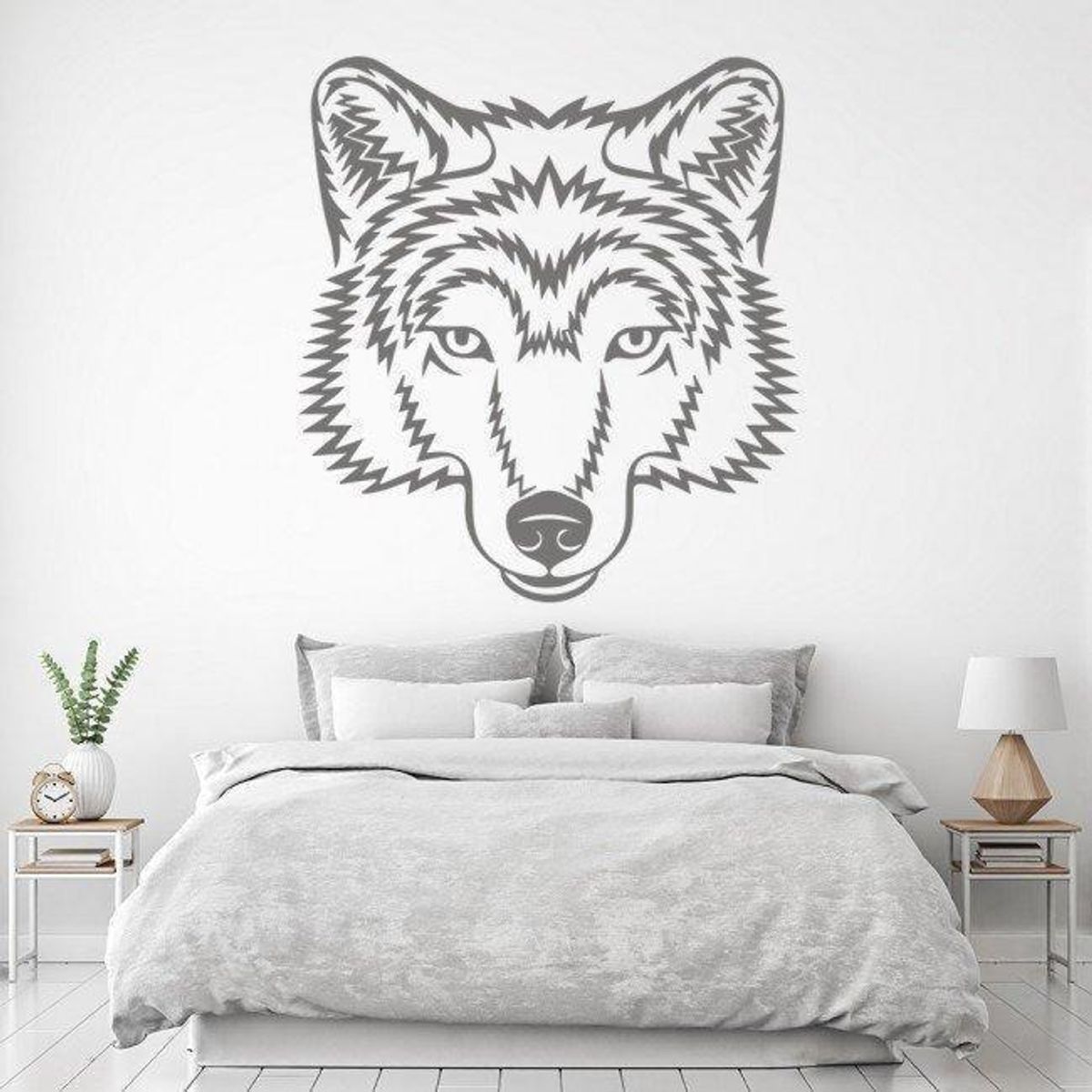 GENERICO - Decomural Wolf Head Wild Animals WS-32538