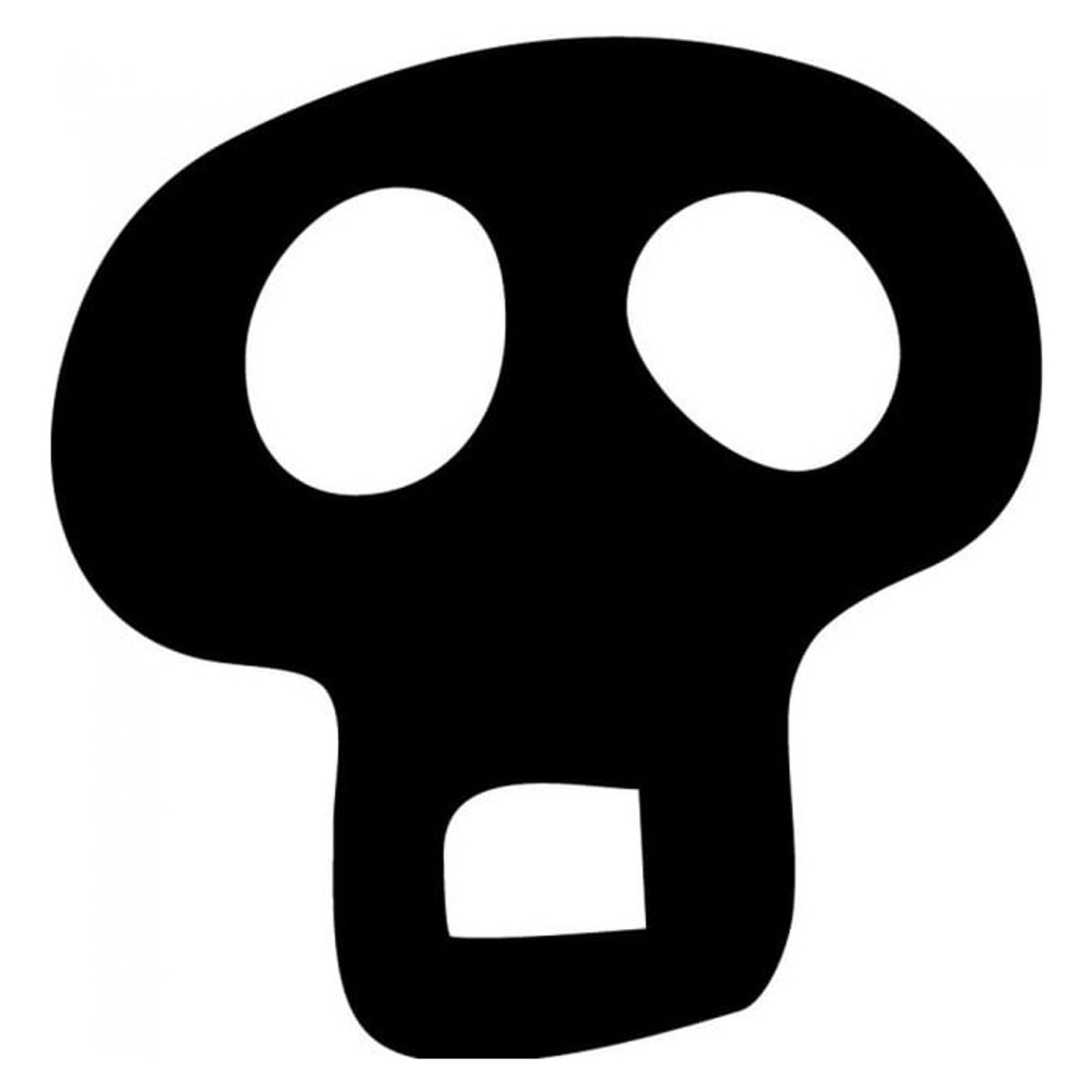 GENERICO - Decomural Monster Skull Halloween WS-32550