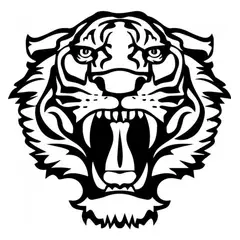 GENERICO - Decomural Tiger Roar Jungle Animals WS-32552