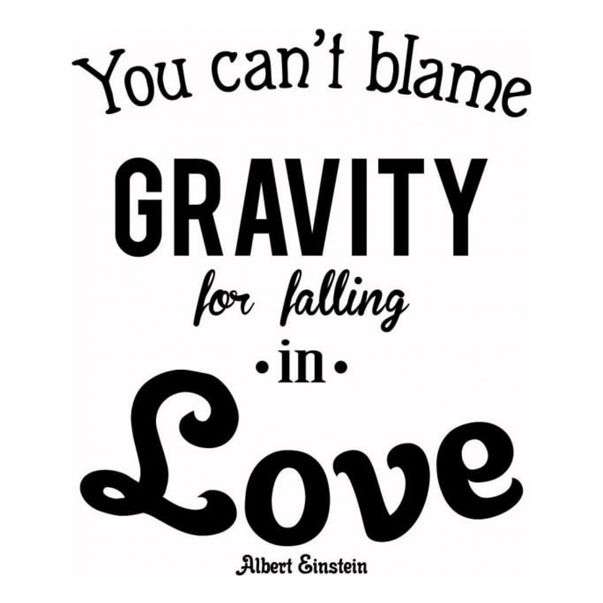 GENERICO - Decomural Falling In Love Albert Einstein WS-44075