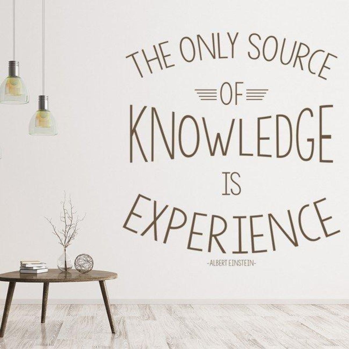 GENERICO - Decomural Knowledge Is Experience Einstein WS-44076