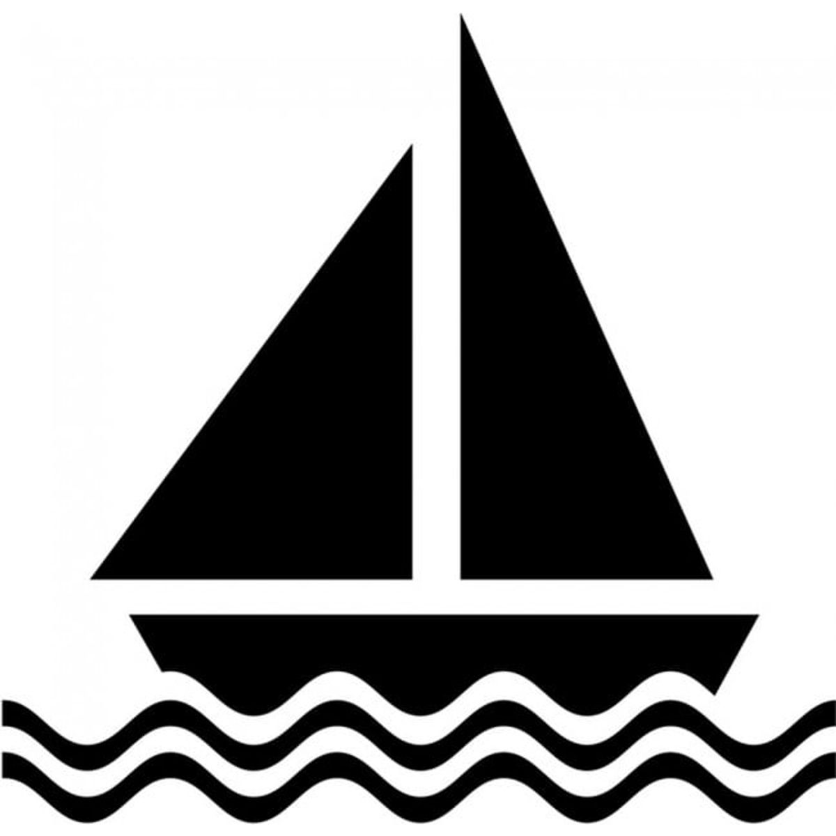 GENERICO - Decomural Sail Boat Ship Ocean Transport WS-18744