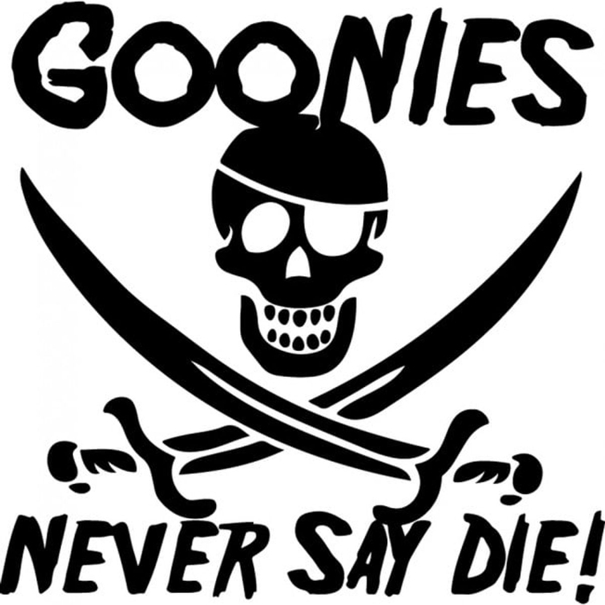 GENERICO - Decomural Never Say Die Goonies Movie WS-34162