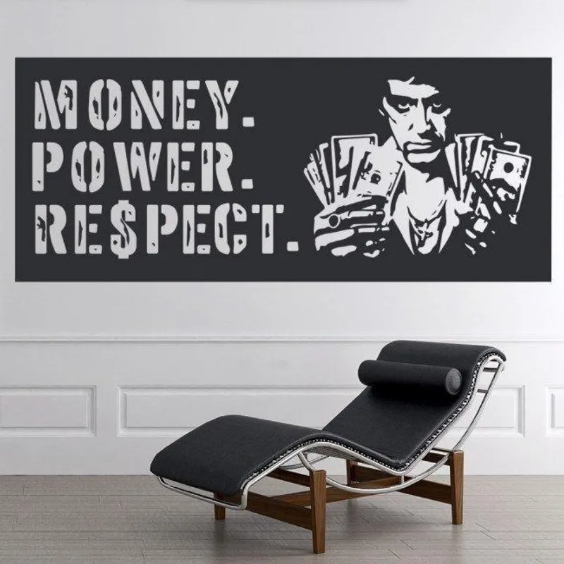 GENERICO - Decomural Money Power Respect Scarface WS-34165