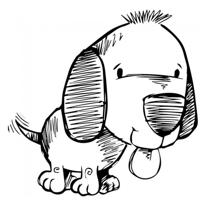 GENERICO - Decomural Cute Puppy Dog WS-32564