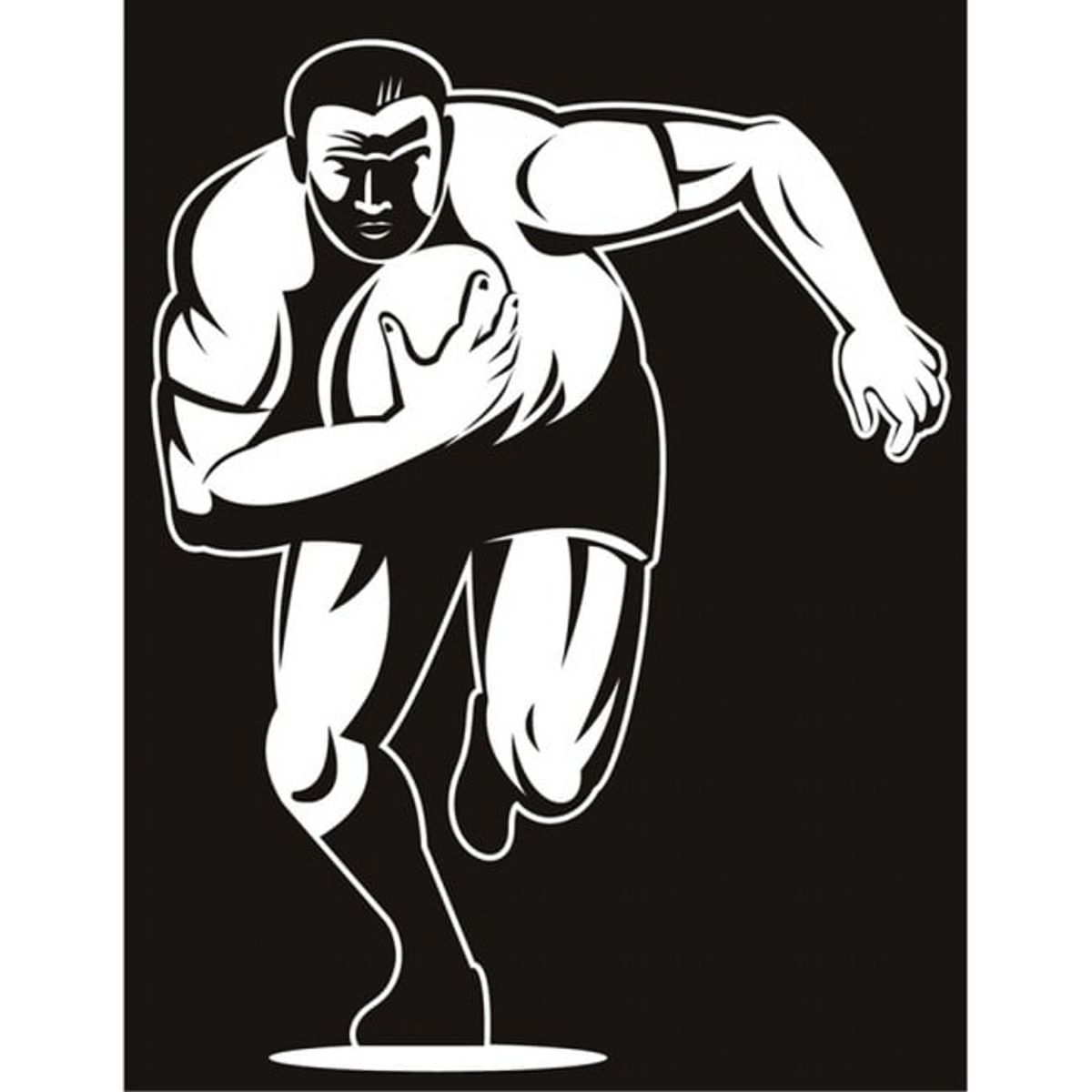 GENERICO - Decomural Rugby Player Sports WS-18763