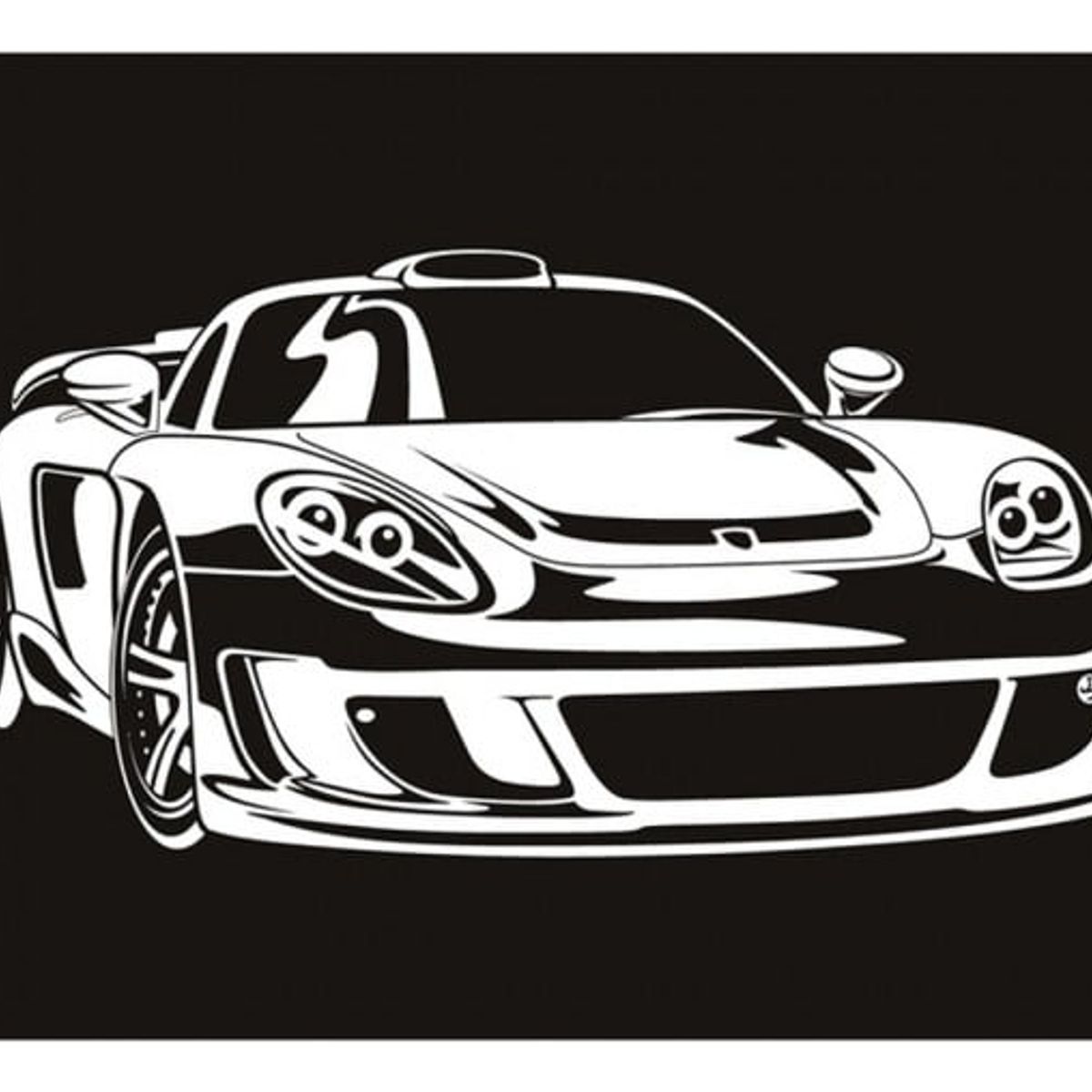 GENERICO - Decomural Race Car In Frame Porsche Carrera WS-18767