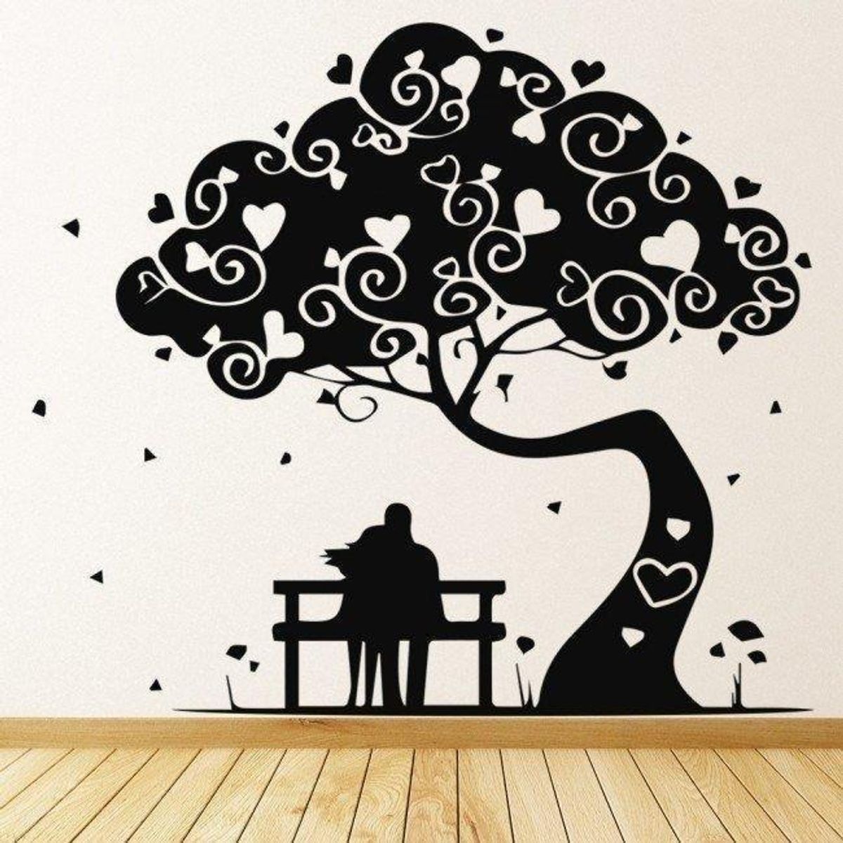 GENERICO - Decomural Love Heart Tree Romance WS-32567