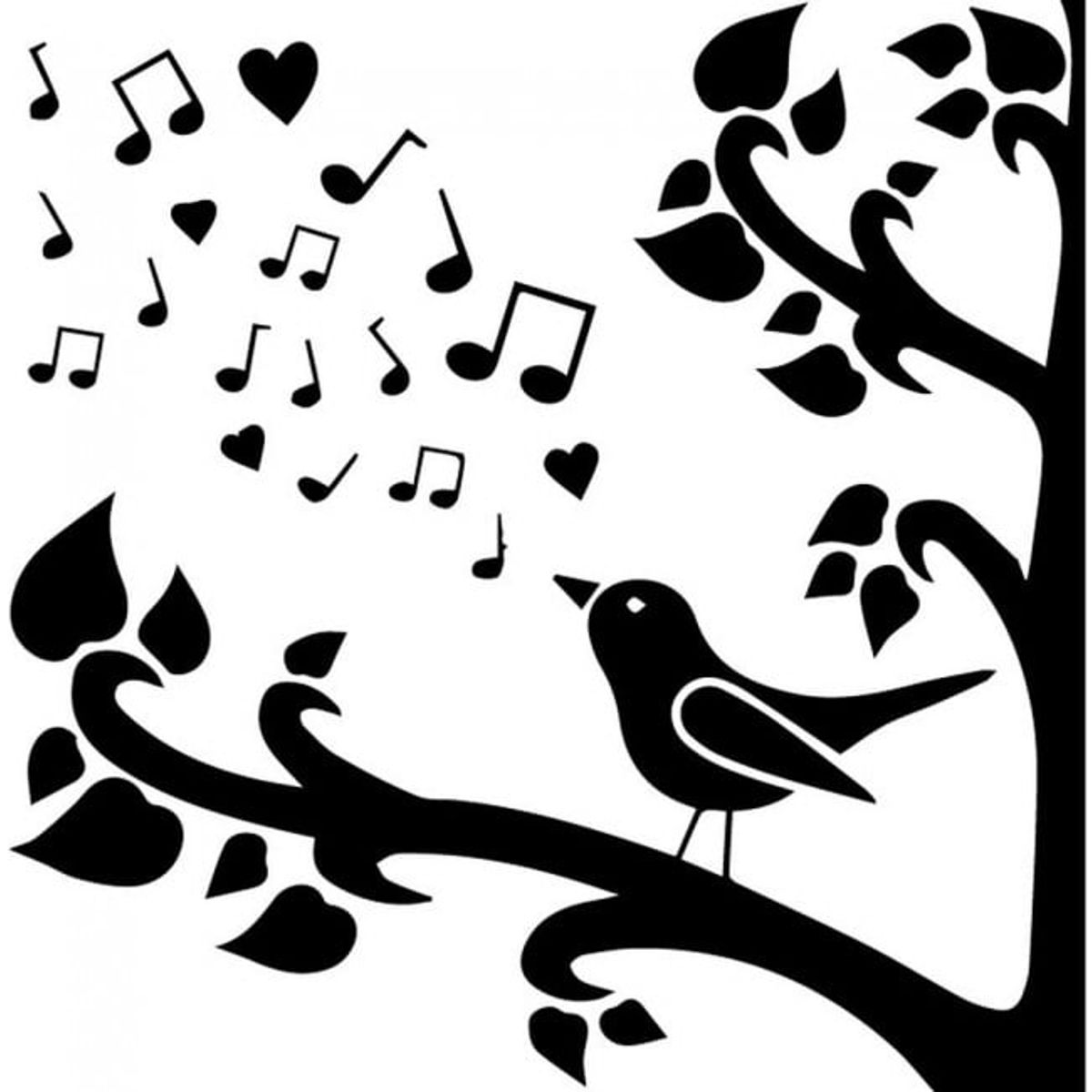 GENERICO - Decomural Songbird Music Tree Nursery WS-32571