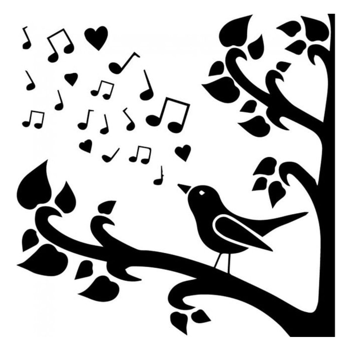 GENERICO - Decomural Songbird Music Tree Nursery WS-32571