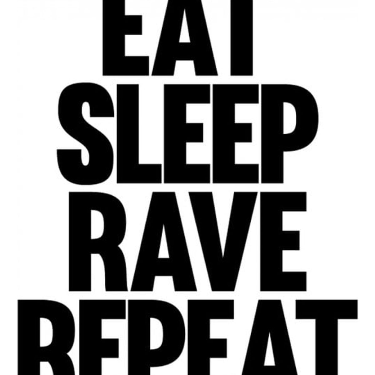 GENERICO - Decomural Eat Sleep Rave Repeat Fat Boy Slim WS-34171