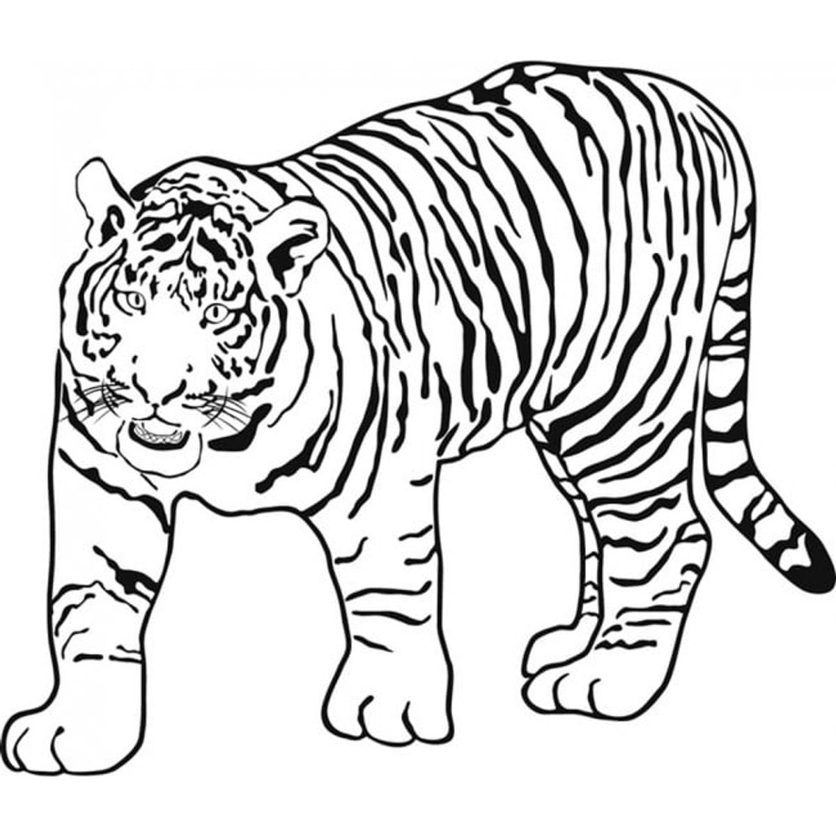 GENERICO - Decomural Prowling Tiger Jungle Animals WS-18787