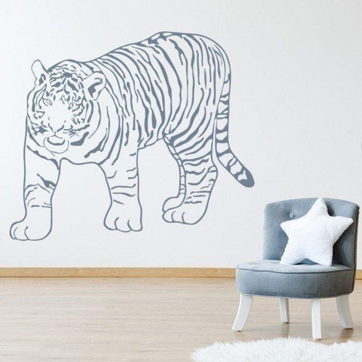 GENERICO - Decomural Prowling Tiger Jungle Animals WS-18787