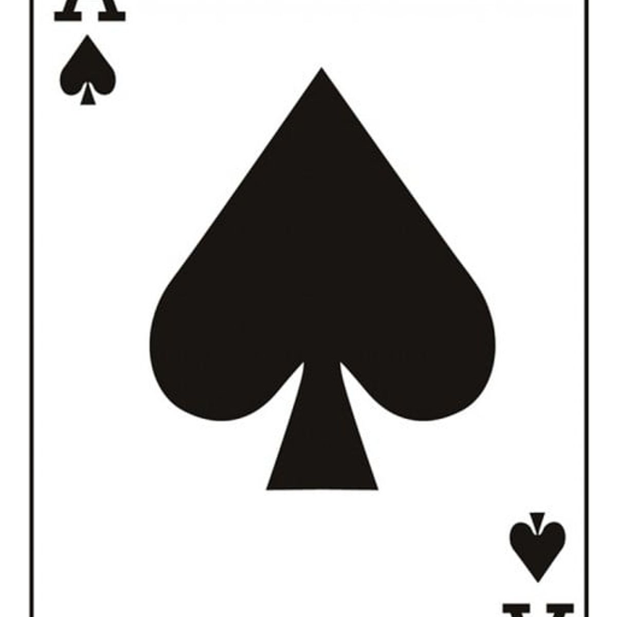 GENERICO - Decomural Ace Of Spades Card Games WS-18816