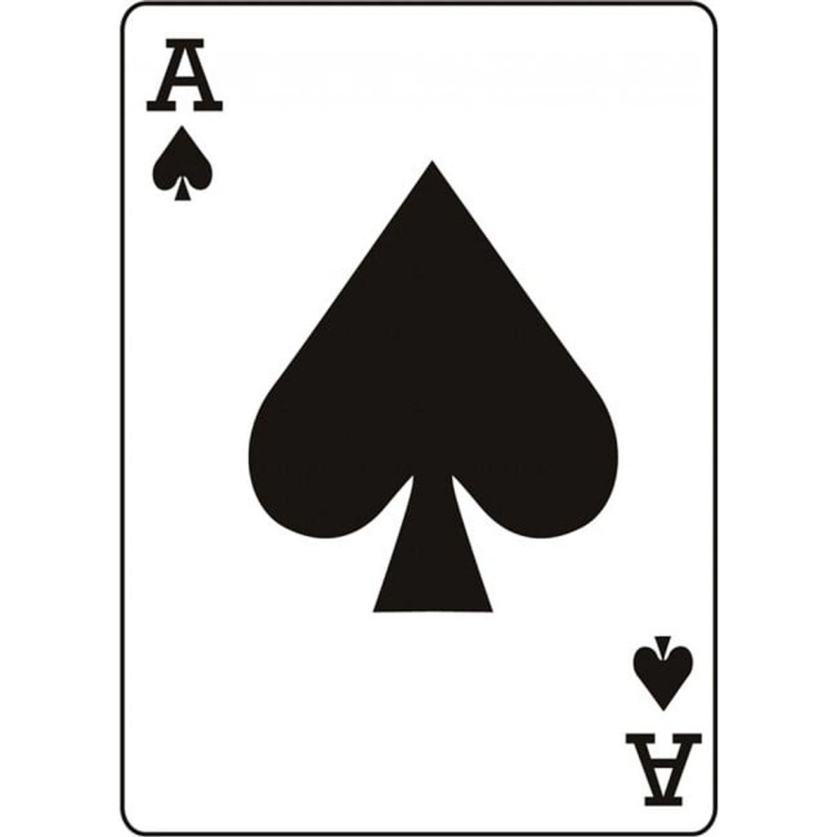 GENERICO - Decomural Ace Of Spades Card Games WS-18816