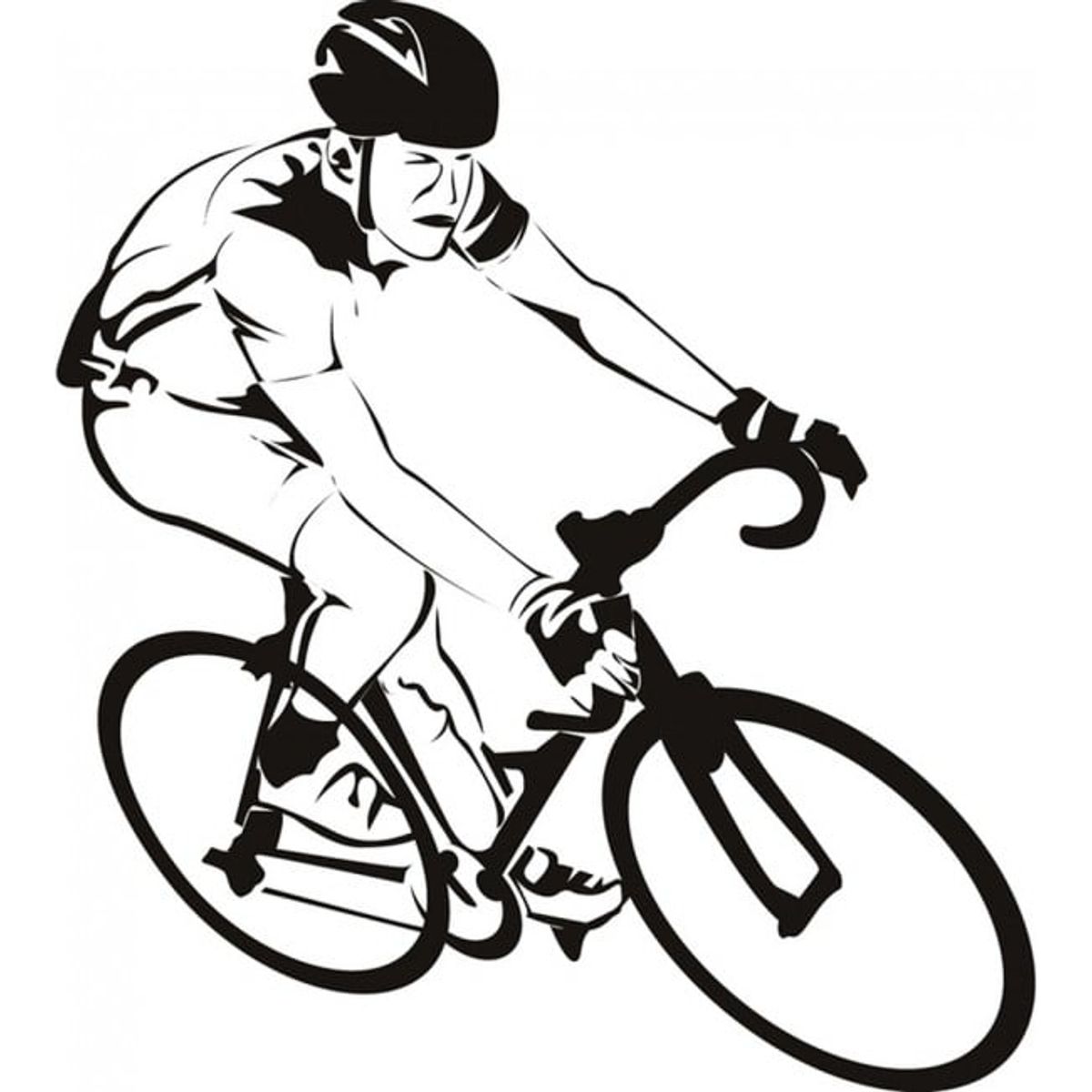 GENERICO - Decomural Bike Racer Cyclist Cycling Sports WS-18836