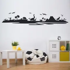 GENERICO - Decomural Dinosaur Landscape Jurassic Park WS-18837