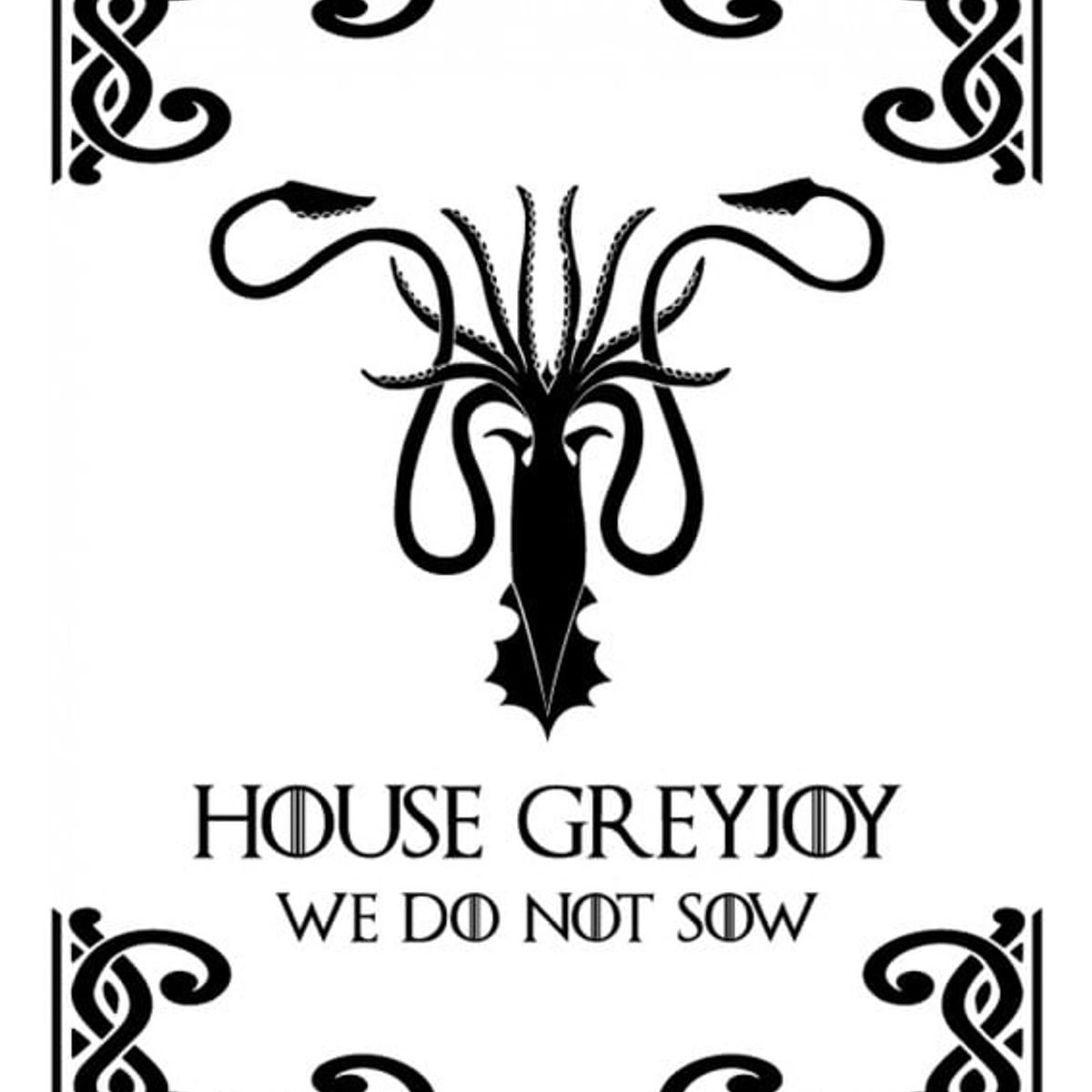 GENERICO - Decomural House Greyjoy Game Of Thrones WS-34185