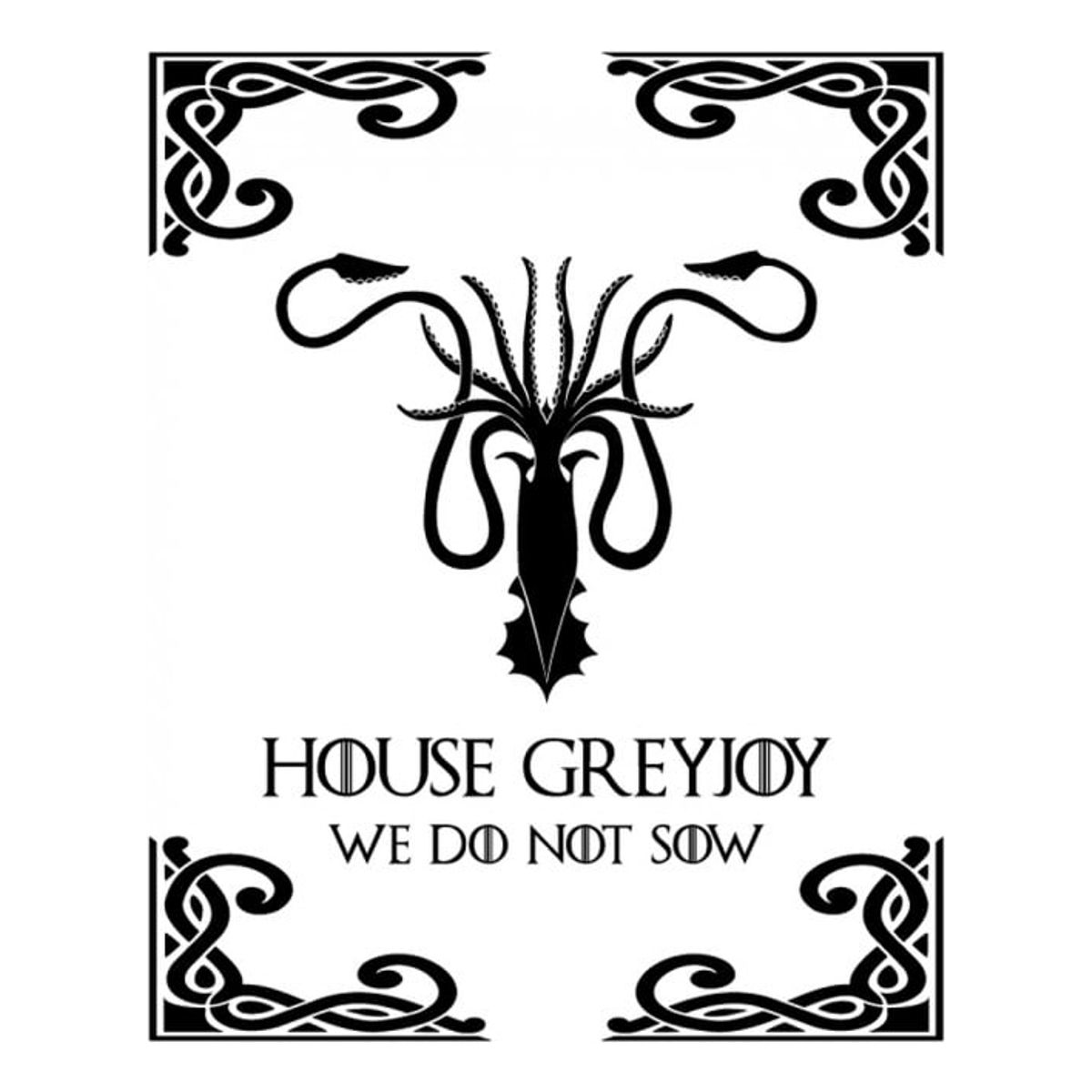 GENERICO - Decomural House Greyjoy Game Of Thrones WS-34185