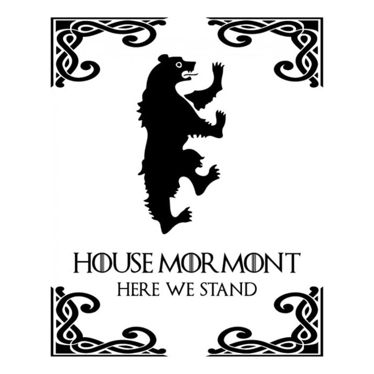 GENERICO - Decomural House Mormont Game Of Thrones WS-34188
