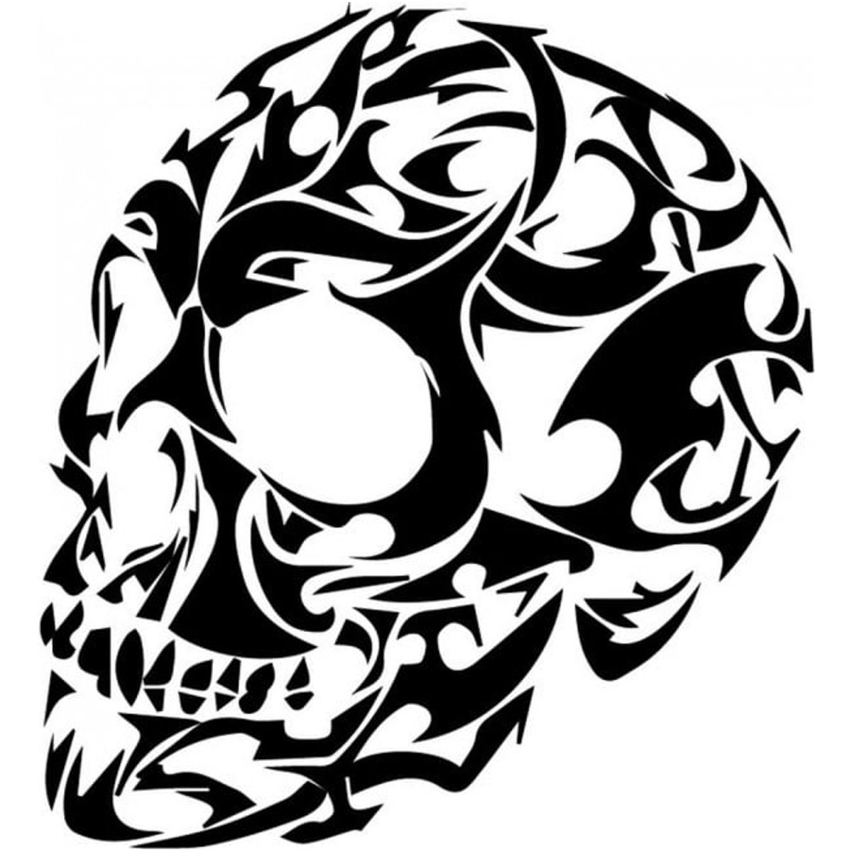 GENERICO - Decomural Tribal Skull Halloween WS-32580