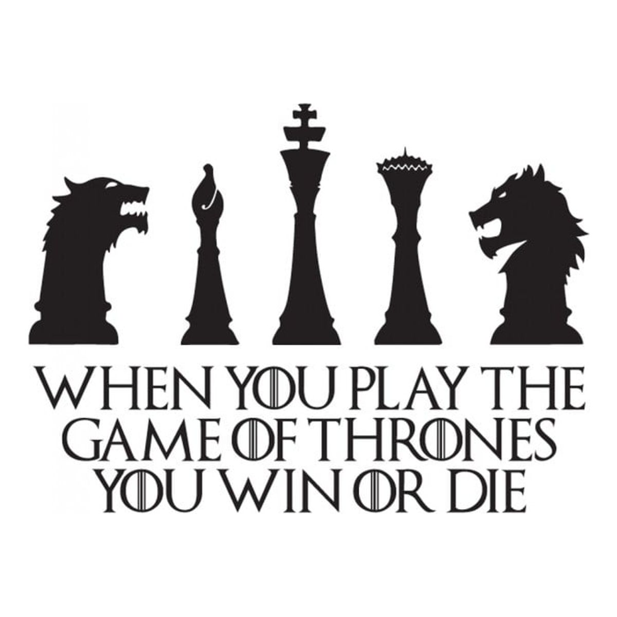 GENERICO - Decomural Win Or Die Game Of Thrones WS-34198