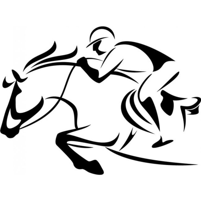 GENERICO - Decomural Race Horse Racing Jockey WS-18858