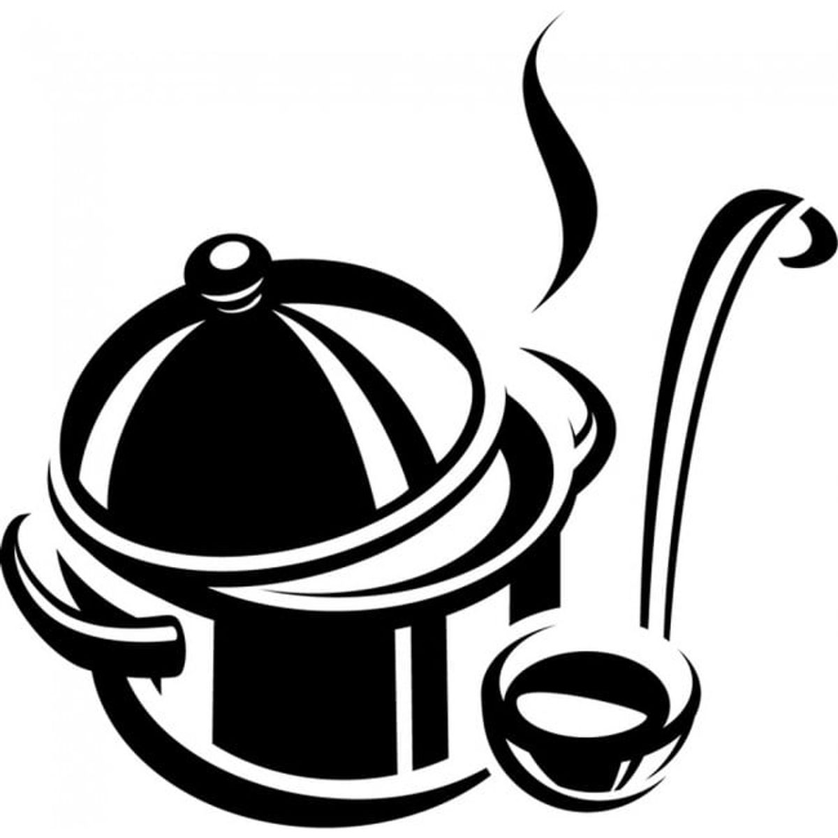 GENERICO - Decomural Cooking Pot Ladle Kitchen WS-18863