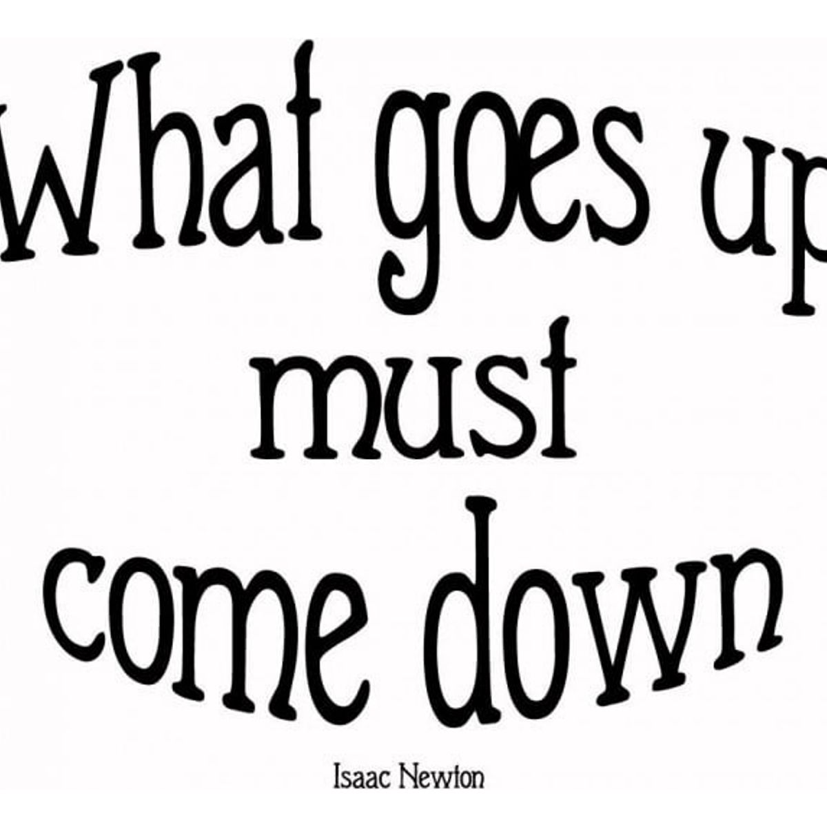 GENERICO - Decomural What Goes Up Isaac Newton WS-44095