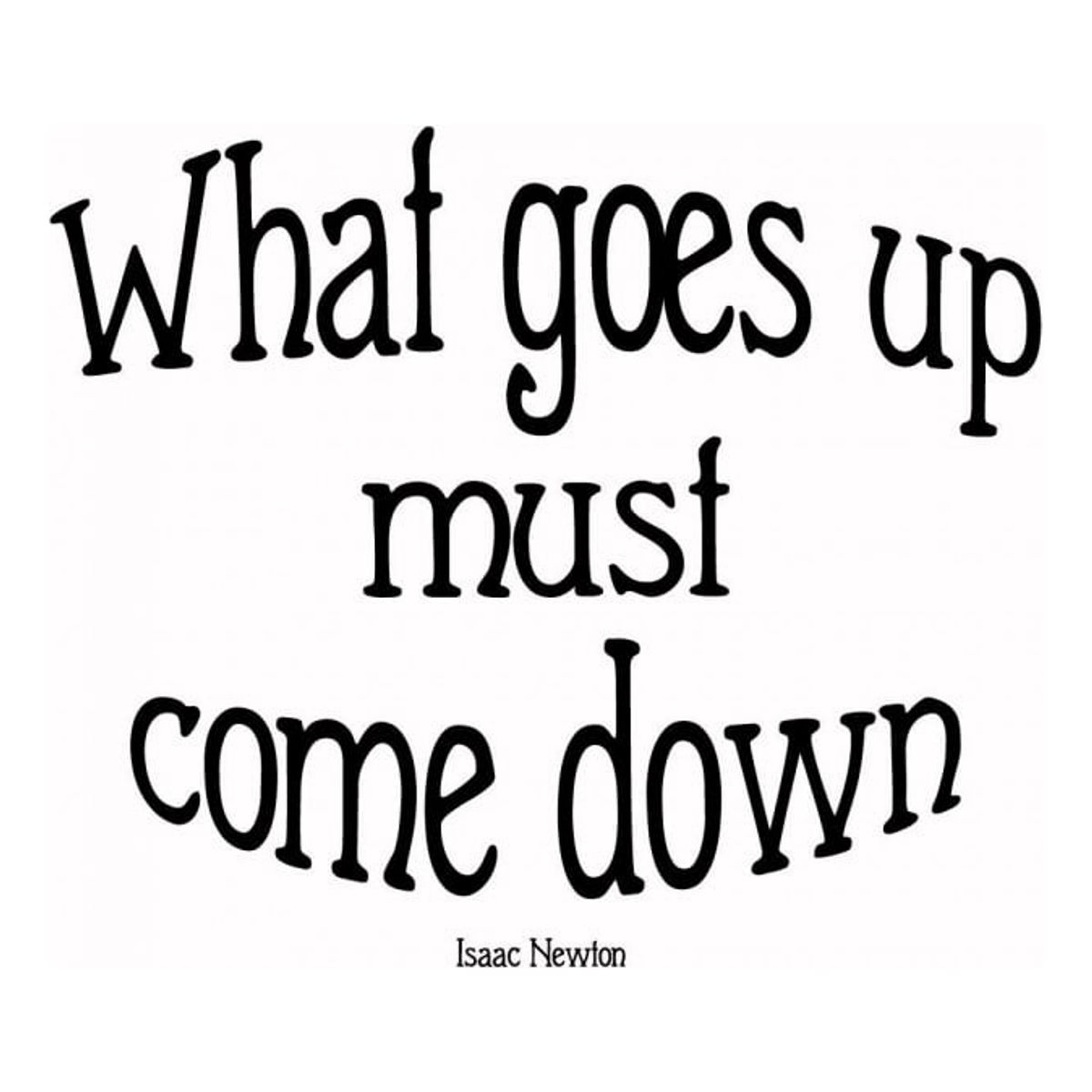 GENERICO - Decomural What Goes Up Isaac Newton WS-44095