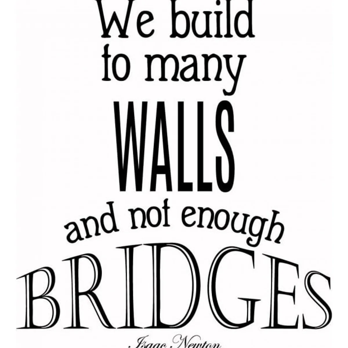 GENERICO - Decomural Walls And Bridges Isaac Newton WS-44096