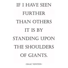 GENERICO - Decomural Shoulders Of Giants Isaac Newton WS-44092