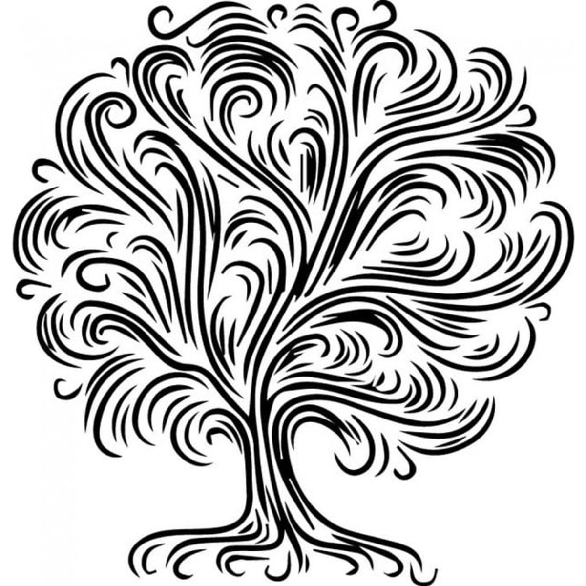GENERICO - Decomural Oak Tree Swirl Design WS-32592