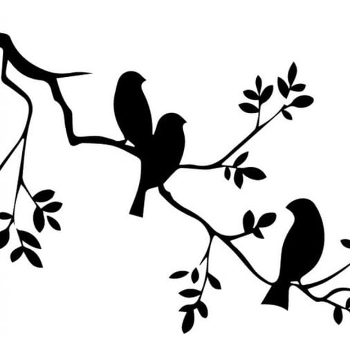 GENERICO - Decomural Birds & Branch Flowers & Trees WS-32593