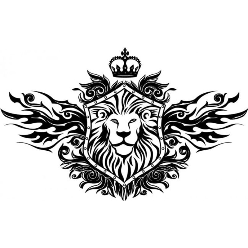 GENERICO - Decomural Lion Shield African Animals WS-18906