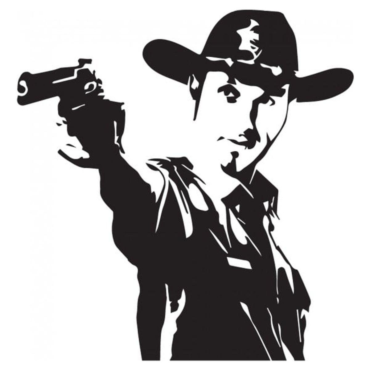 GENERICO - Decomural Rick Grimes Portrait The Walking Dead WS-34207