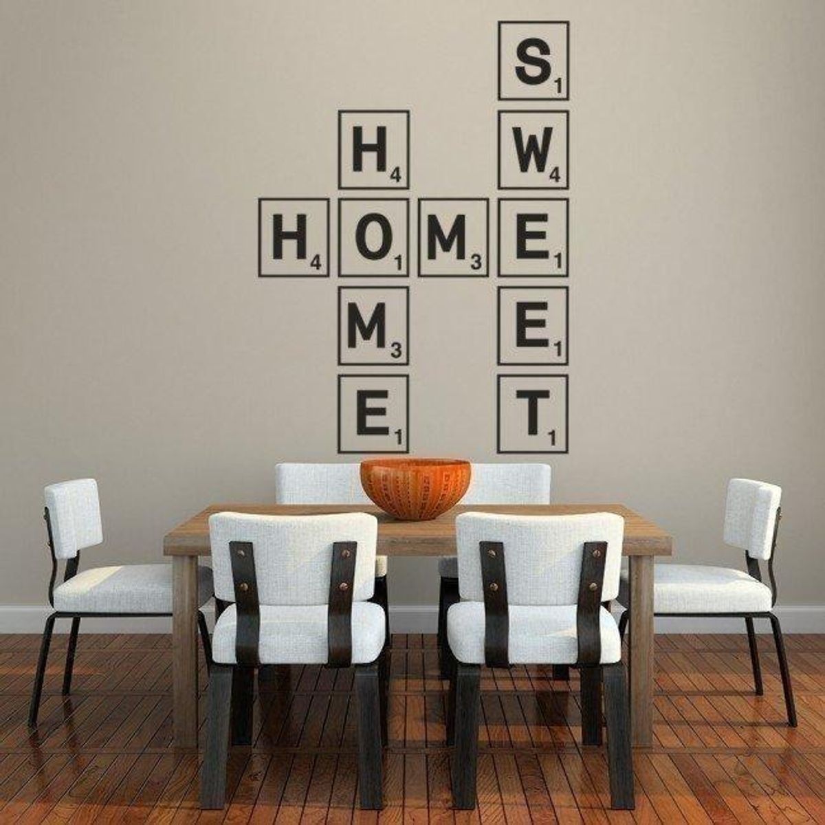 GENERICO - Decomural Home Sweet Home Scrabble Tile WS-34250