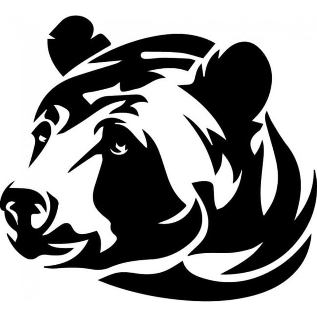 GENERICO - Decomural Bear Head Wild Animals WS-32608