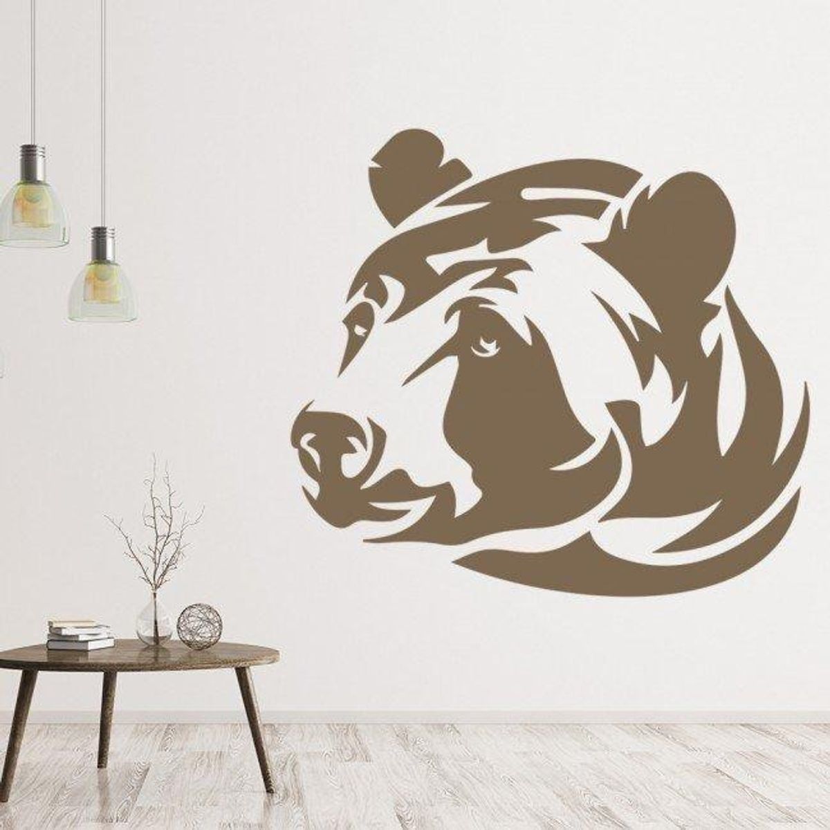 GENERICO - Decomural Bear Head Wild Animals WS-32608