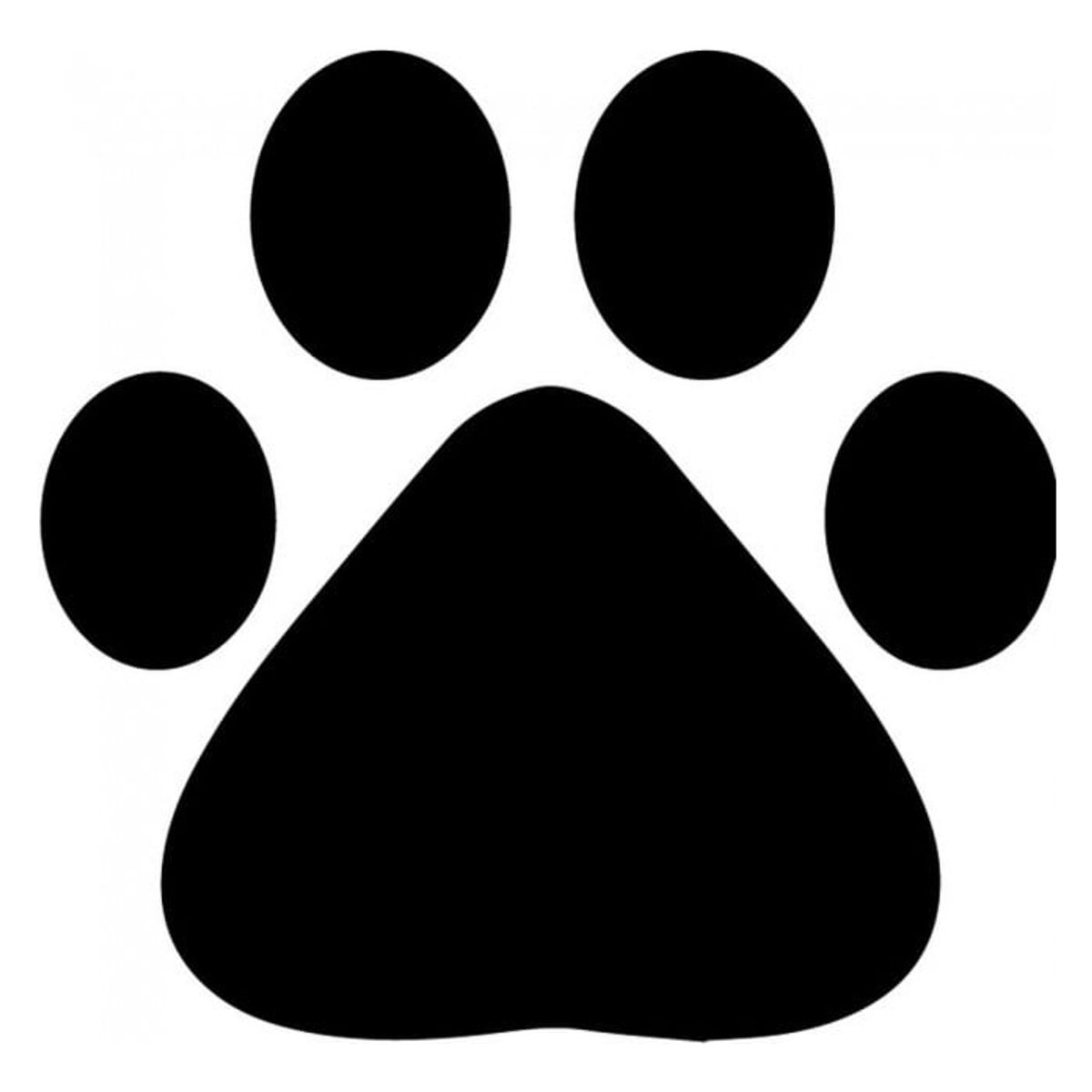 GENERICO - Decomural Paw Print Dog WS-32613