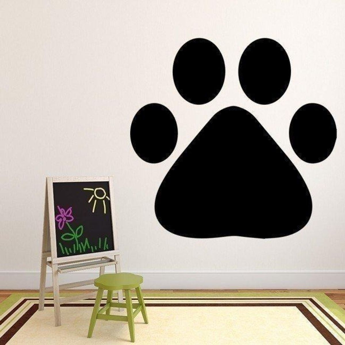 GENERICO - Decomural Paw Print Dog WS-32613