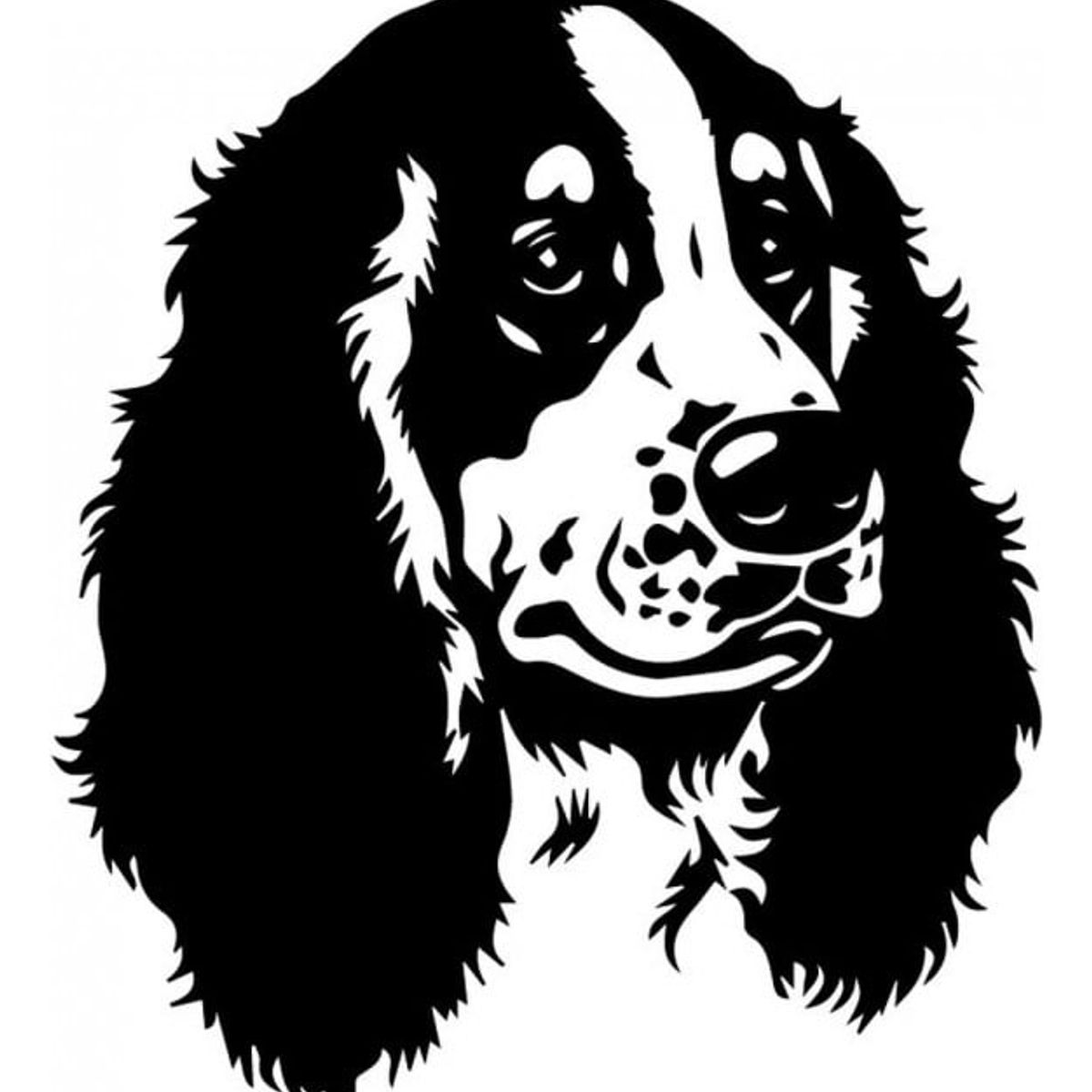 GENERICO - Decomural Spaniel Portrait Pets Dogs WS-32618