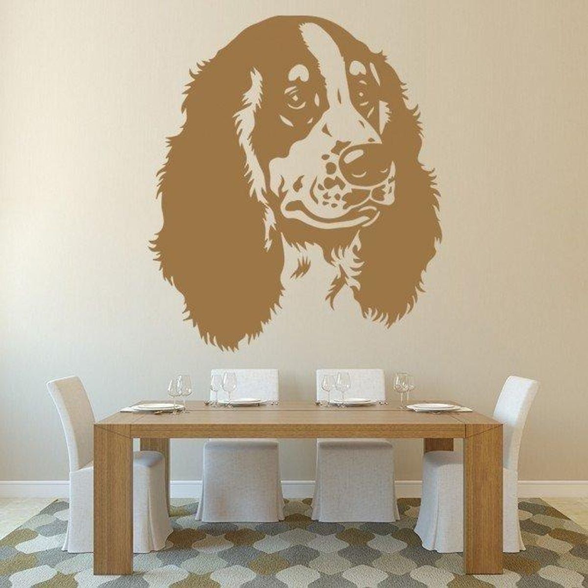 GENERICO - Decomural Spaniel Portrait Pets Dogs WS-32618