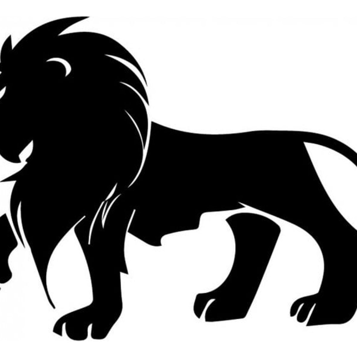 GENERICO - Decomural Lion Silhouette African Animals WS-32610
