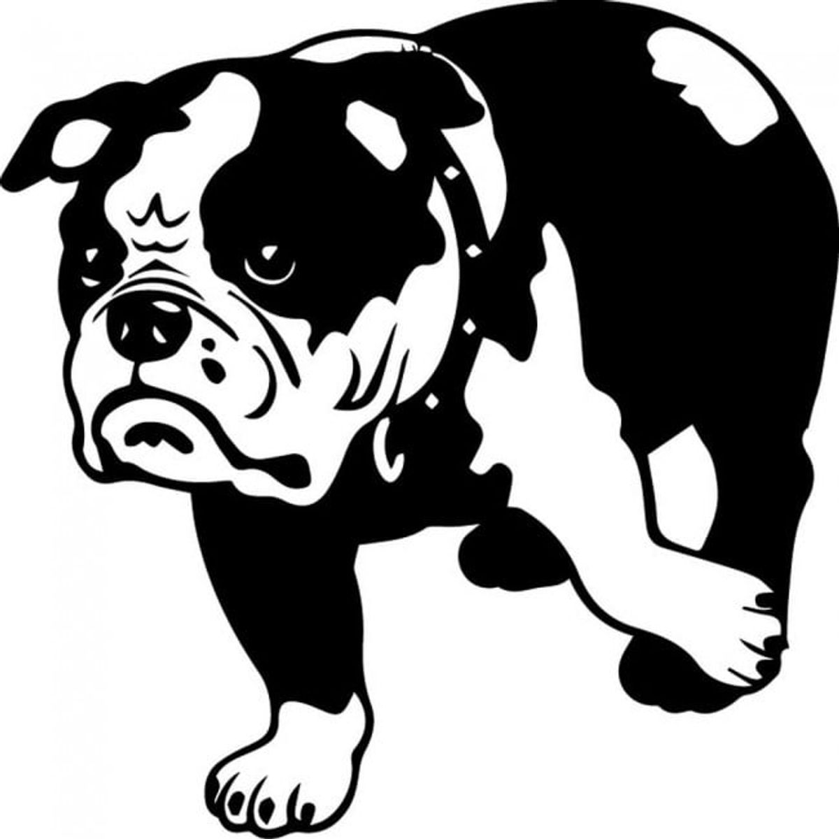 GENERICO - Decomural English Bulldog Dog Pets Animals WS-32622