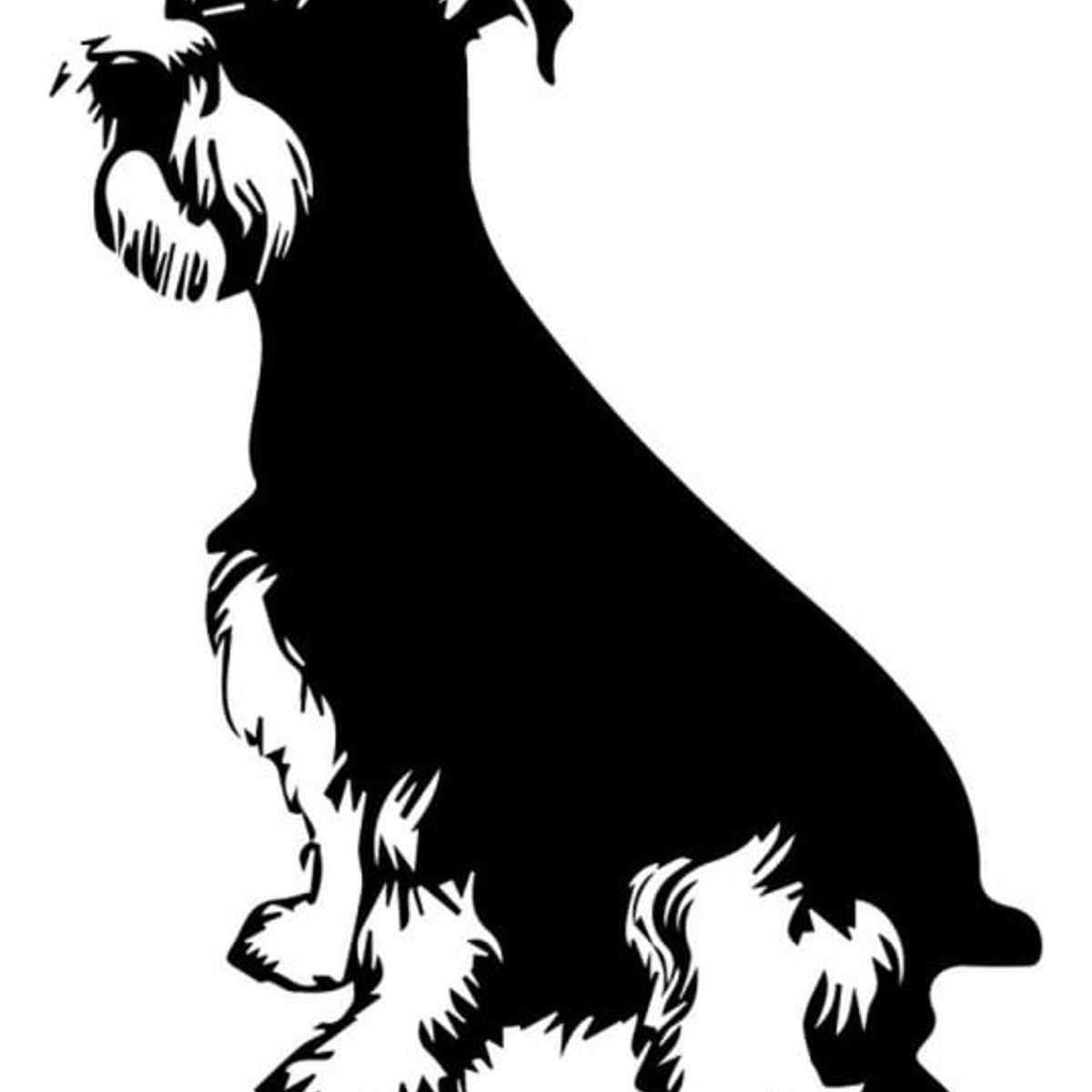 GENERICO - Decomural Schnauzer Dog Pets Animals WS-32639