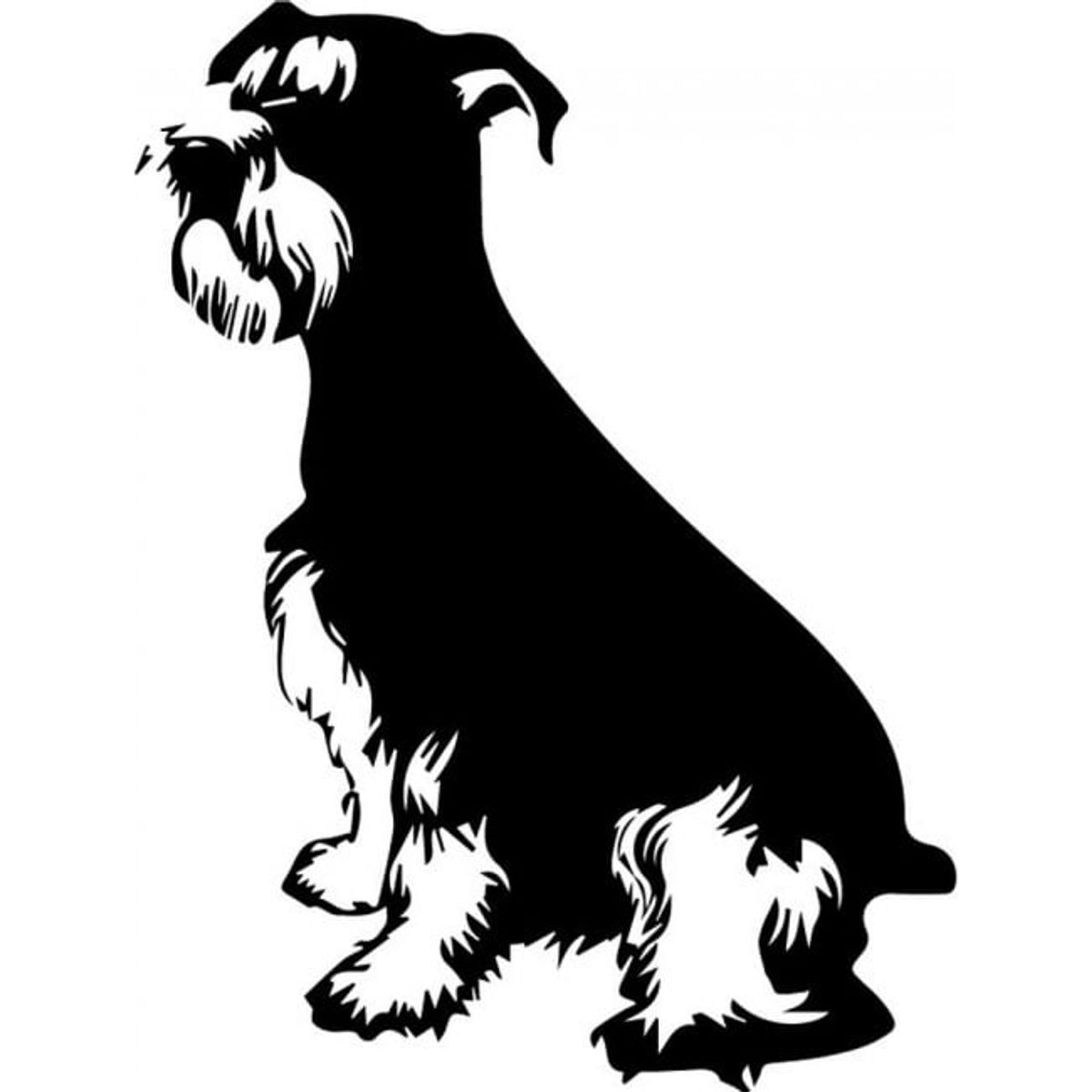 GENERICO - Decomural Schnauzer Dog Pets Animals WS-32639