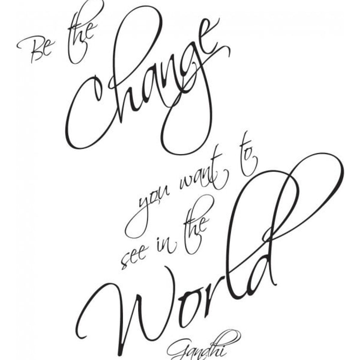 GENERICO - Decomural Be The Change Gandhi WS-44111