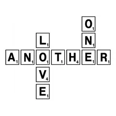 GENERICO - Decomural Love One Another Scrabble Tile WS-34255